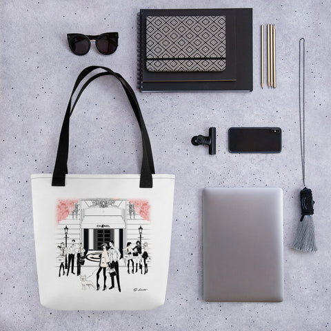 French bulldog tote bag