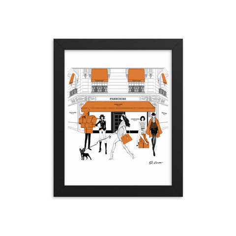The "H" Framed poster