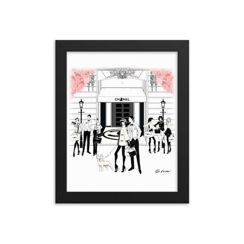 Frenchie One Framed Poster