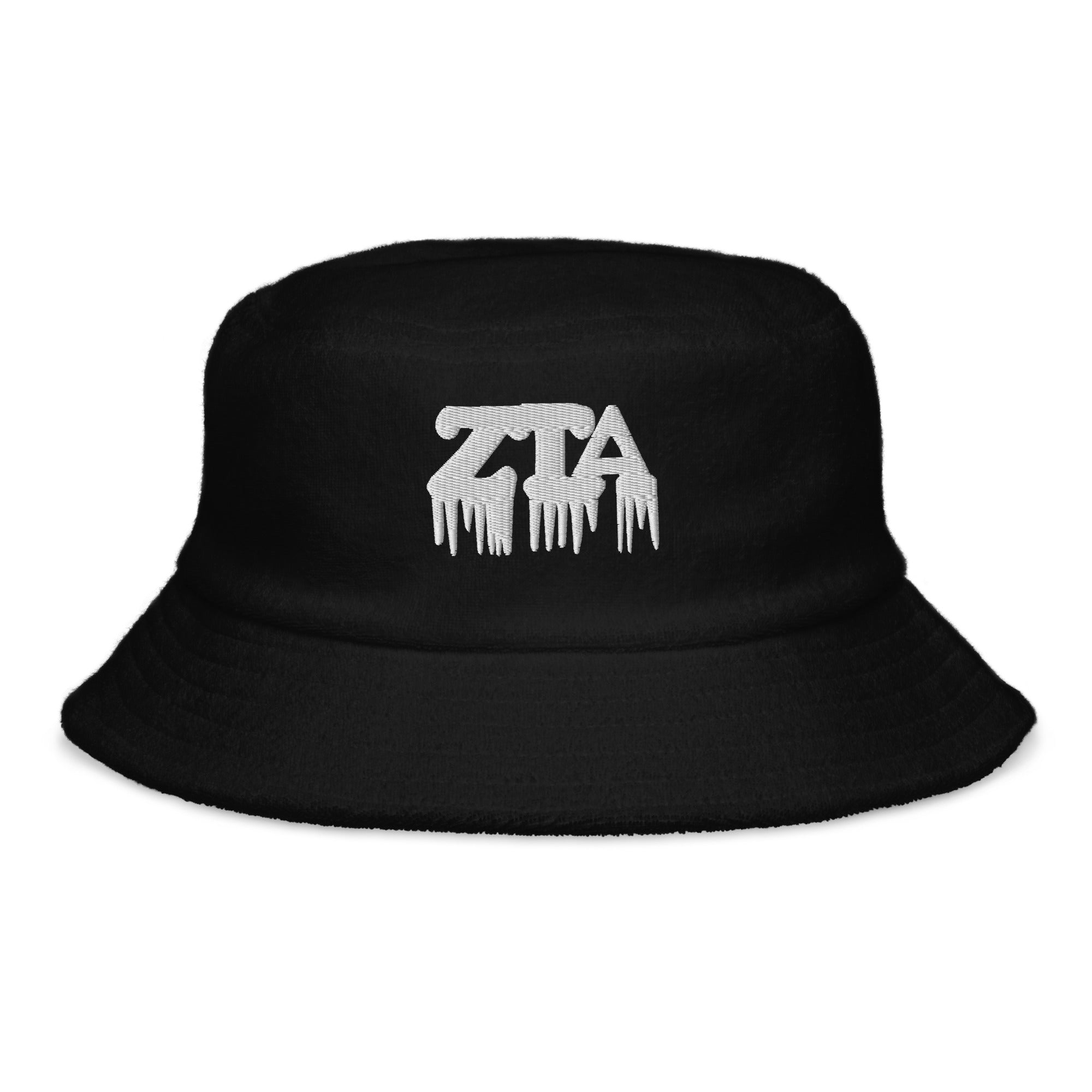 Zeta Tau Alpha Drip Terry Cloth Bucket Hat