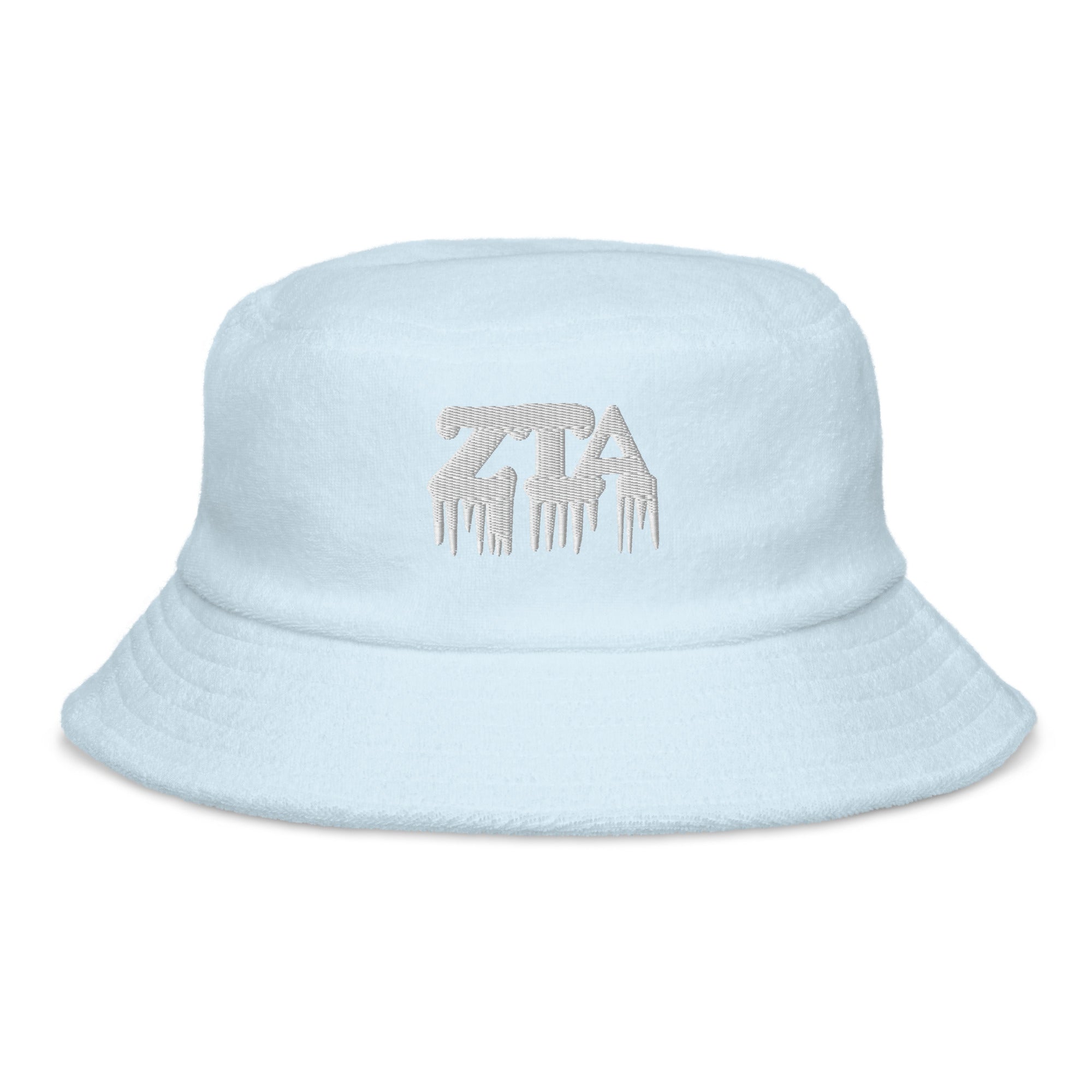 Zeta Tau Alpha Drip Terry Cloth Bucket Hat